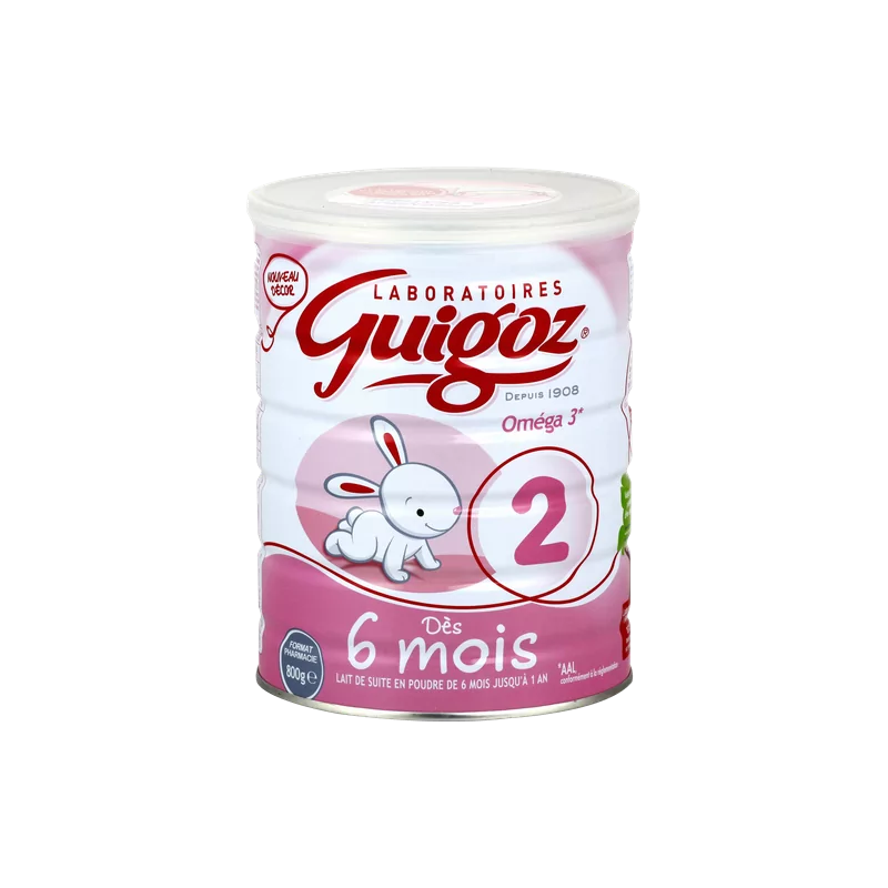 Guigoz 2 Lait Poudre 800g pour bébé Parapharmelle