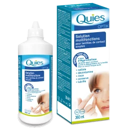 Quies Optik Solution Lentille Souple Multifonction 360ml+