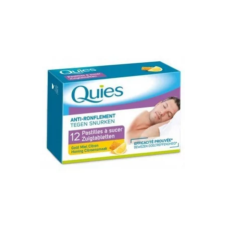 Quies Pastille à Sucer Anti ronflement Miel Citron