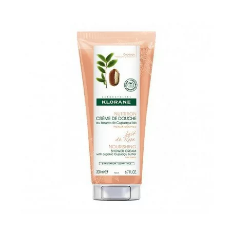 Klorane Crème de Douche Lait De Rose nutritive 200ml