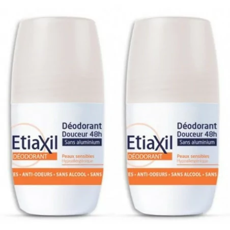Etiaxil Roll On Déodorant Lot2 50ml