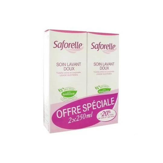 Saforelle Duo Solution Lavante Douce 2fl/250ml