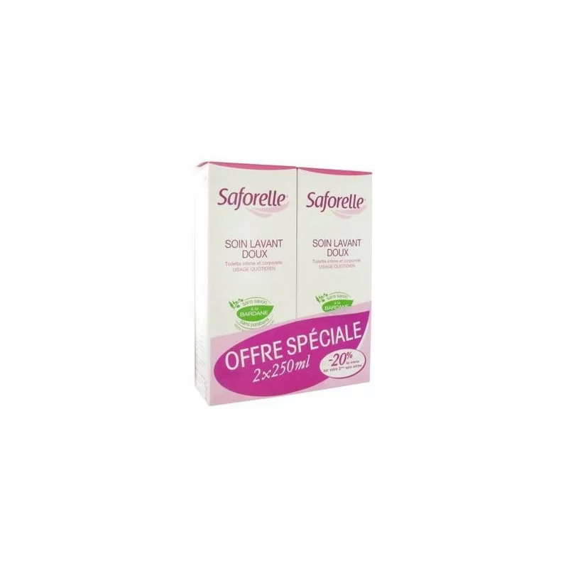 Saforelle Duo Solution Lavante Douce 2fl/250ml