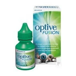 Flacon collyre Optive Fusion 10 ml pour hydratation oculaire