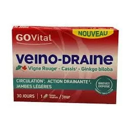 Urgo Govital Veino Draine complément circulation 30 gélules