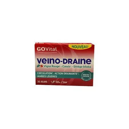 Urgo Govital Veino Draine complément circulation 30 gélules