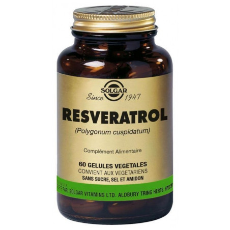 Resveratrol 100 Mg Gelules Vegetales 60