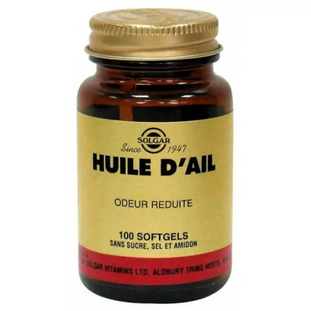 Solgar Huile D'Ail Softgels B/100