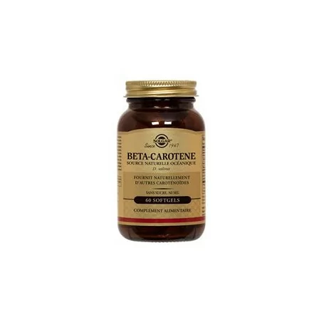 Solgar Beta-carotene 7 Mg Softgels B/60