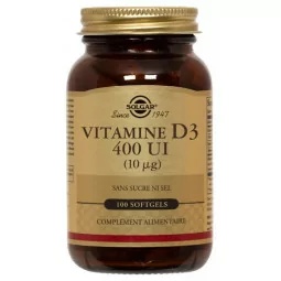 Solgar Vit D3 400 Ui Softgels B/100