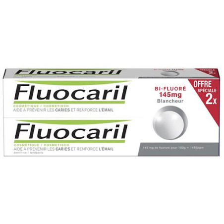 Fluocaril Dent Bi-Fluore Blanc 2x T/75ml