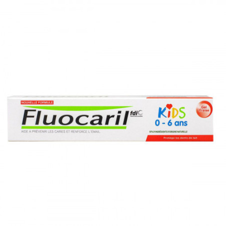 Fluocaril Kids Dent Fraise 0-6 T/50ml