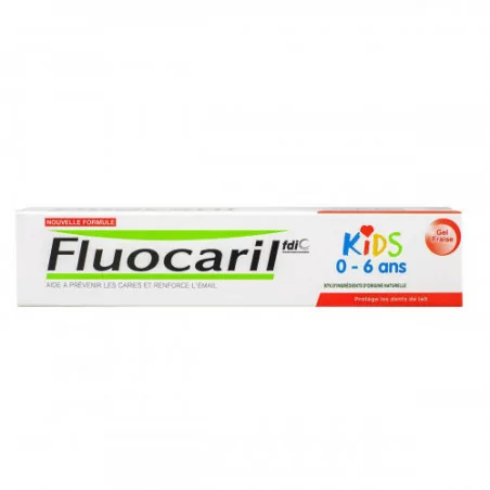 Fluocaril Kids Dent Fraise 0-6 T/50ml