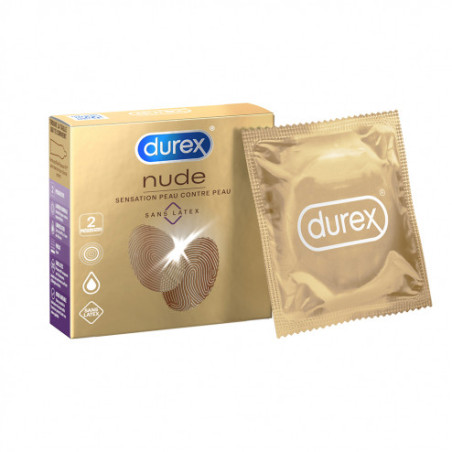 Durex Nude Sans Latex B/2