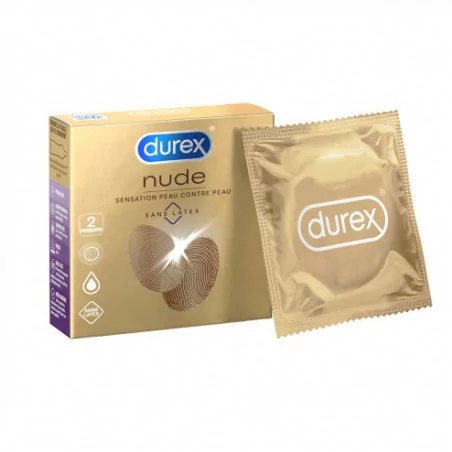 Durex Nude Sans Latex B/2