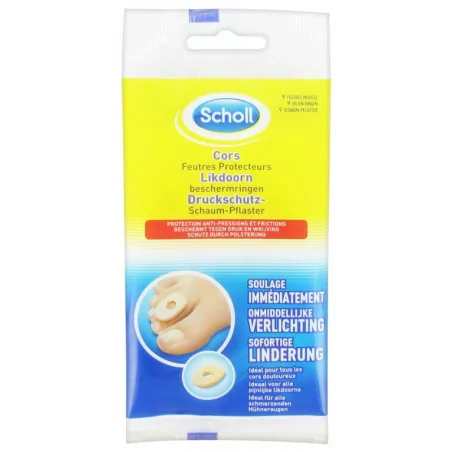 Scholl Cors Feutres Protecteurs B/9