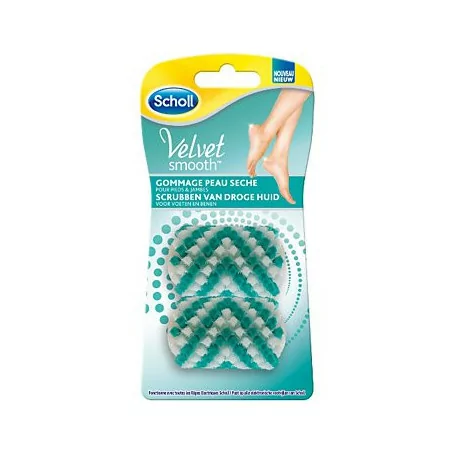 Scholl Velvet Recharge Rouleau Gommage Pied/jambe x2
