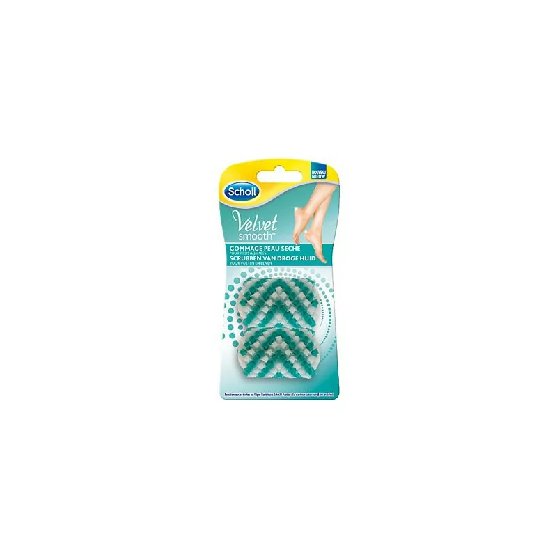 Scholl Velvet Recharge Rouleau Gommage Pied/jambe x2