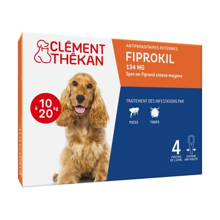 Clement-Thekan Fiprokil 10-20kg 4 doses