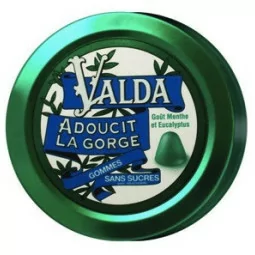 Valda Sans Sucres Suc Gom Mch Menthe B/5