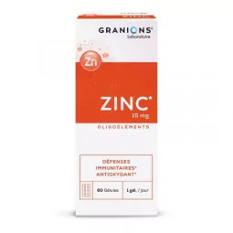 Granions Zinc 15mg B/60