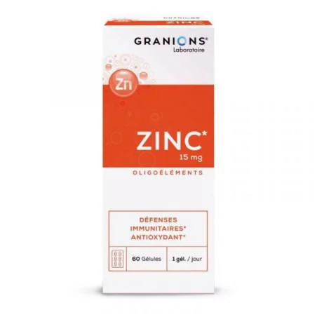 Granions Zinc 15mg B/60