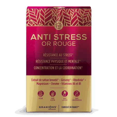 Granions Anti-Stress Or Rouge Boite de 15