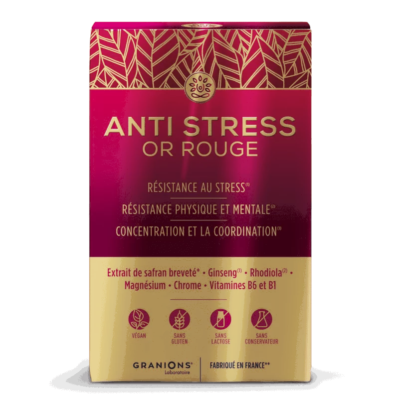 Granions Anti-Stress Or Rouge Boite de 15