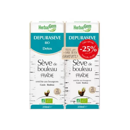 Herbalgem Bio Depuraseve 2x Flacon de 250ml