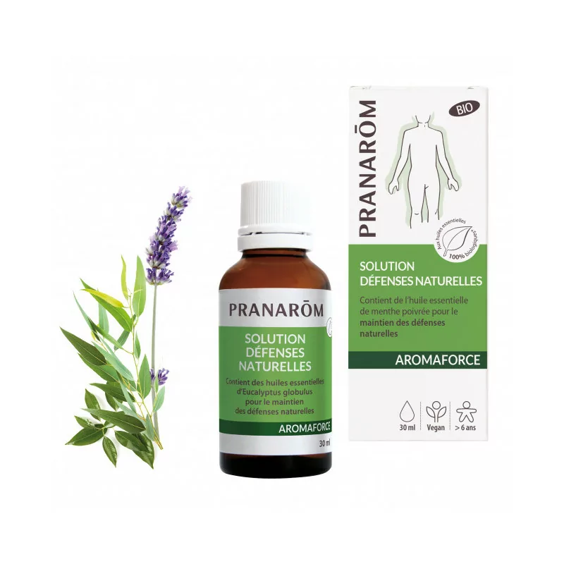 Pranarom Aromaforce Solution Défense Naturelle huiles essentielles Parapharmelle