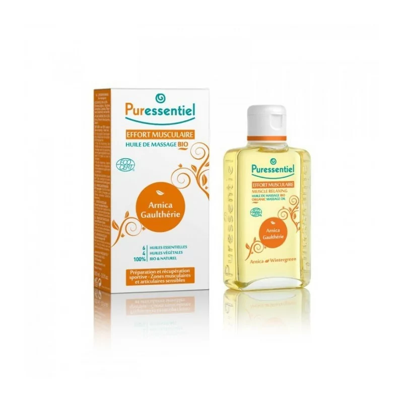 Puressentiel Huile Massage Arnica/gaulthérie 200ml