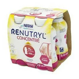 Nestle Renutryl Concentre Fraise 4x200ml