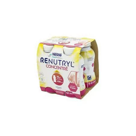 Nestle Renutryl Concentre Fraise 4x200ml