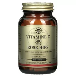 Solgar Vitamine C 500 Avec Rose Hips Tab 100