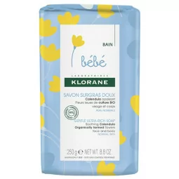 Klorane Bébé Savon surgras doux au calendula 250g Parapharmelle