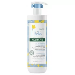 Klorane Lait de Toilette Bébé sans Rinçage au Calendula 750ml