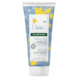 Klorane Crème lavante bébé cold cream au calendula 200ml