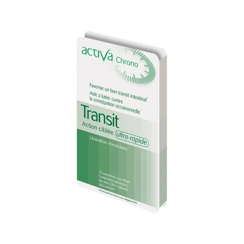 Activa Chrono Transit 15 gélules digestion confort intestinal Parapharmelle