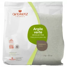 Argiletz argil verte moulue fine 1kg
