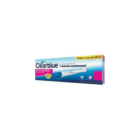 Clearblue Test de Grossesse Plus boîte de 2 résultat rapide Parapharmelle