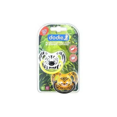 Dodie Sucette Duo Physio 6mois Jungle