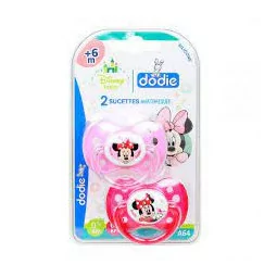 Dodie Sucette Silicone Minnie 6m A64 1