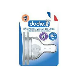 Dodie Tetine 3 Inita/col 6m Silicone