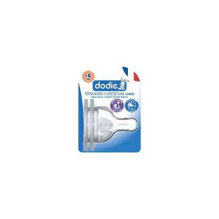 Dodie Tetine 3 Inita/col 6m Silicone