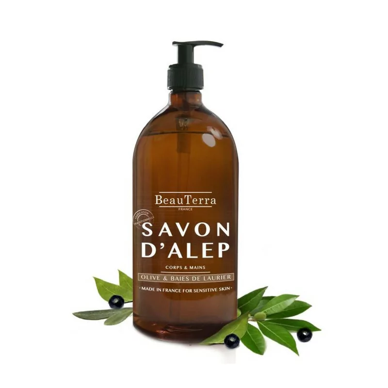 BEAUTERRA Savon Liquide D'Alep 1L