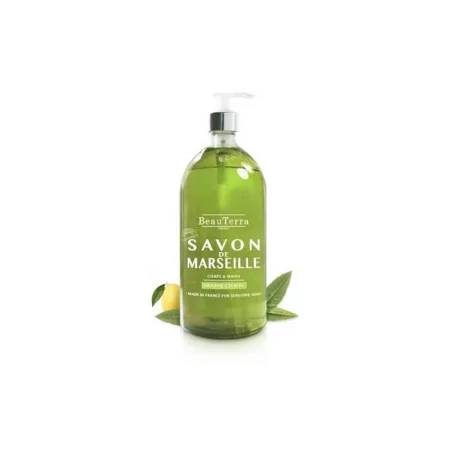 Beauterra Savon Liquide de marseille Menthe Citron 1L
