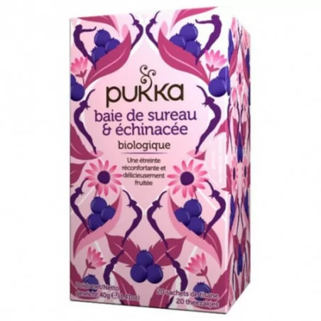 Pukka Infusion Baies Sureau/Echinac BIO 20 sachets