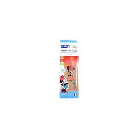 Dodie Biberon 3 Init A/col 330ml 6m Minnie