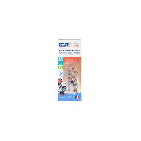 Dodie Bib Init A-col 270ml M R 0-6m Rd3v