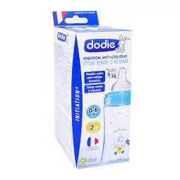 Dodie Bib 2 Init A/col 270ml 0-6m Cosmon
